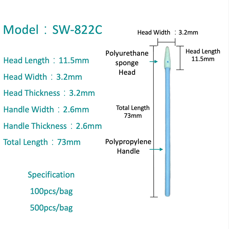 SW-822C čišćenje vrha pjene